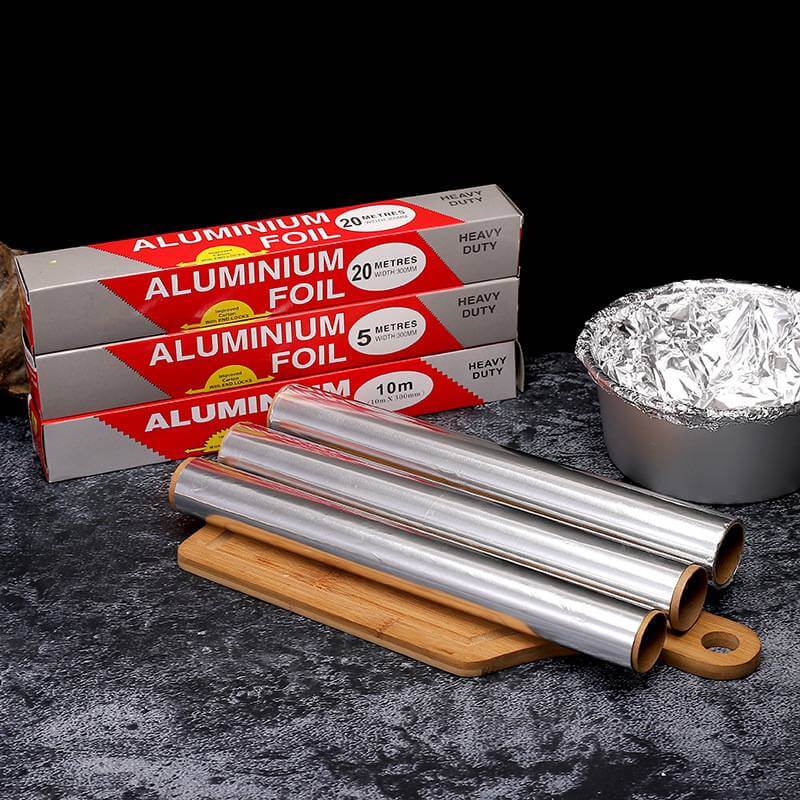 30m Aluminum Foil Roll Kitchen Catering Tin Foil Paper Heavy Duty Foil Wrap  Food Kitchen Supplies